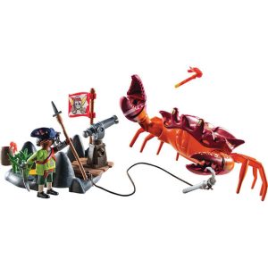 Battle against the Giant Crab Playset