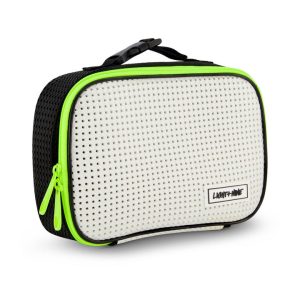 Lunch Tote - Checkered Neon Lime