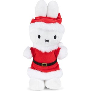 9.5" Miffy Standing Santa Plush