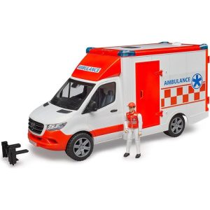 MB Sprinter Ambulance with Driver Figurine