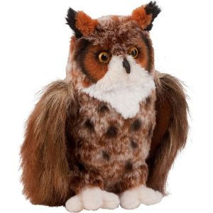 Einstein Great Horned Owl Plush