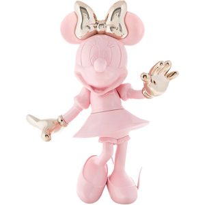 Minnie Mouse 12" Welcome Studio Figurine - Pastel Pink & Rose Gold