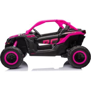 freddo-outdoor-2x24v-4×4-can-am-maverick-2-seater-ride-on-utv-pink-31275404001367_720x