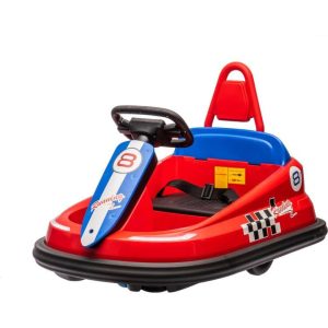 6V Freddo 1-Seater Bumper Kart - Red