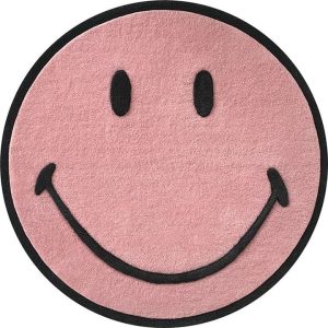 Smiley Rug - Pink- Small