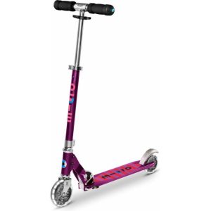 Micro Sprite LED Scooter - Purple Stripe