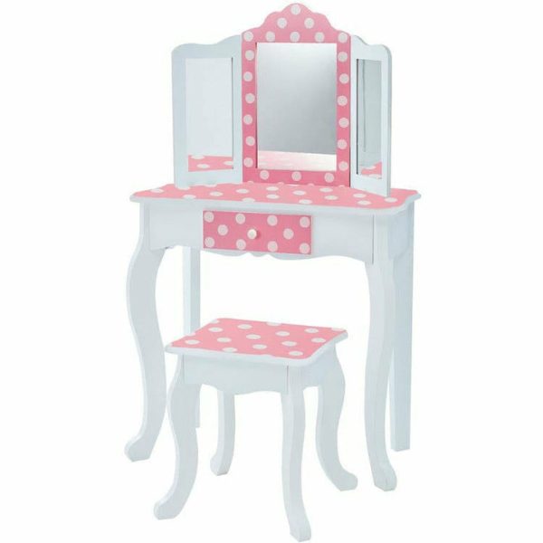 teamson-kids-room-decor-fashion-polka-dot-prints-gisele-play-vanity-set-pink-white-28533410725975_720x-2 teamson-kids-room-decor-fashion-polka-dot-prints-gisele-play-vanity-set-pink-white-28533410725975_720x-2
