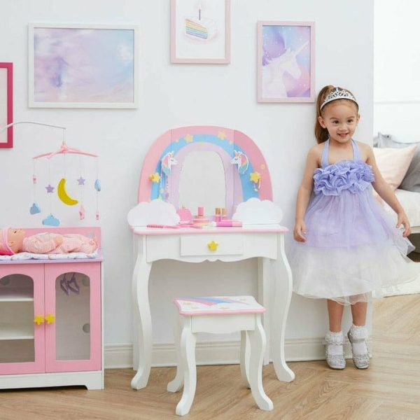 teamson-kids-room-decor-little-dreamer-rainbow-unicorn-vanity-table-and-stool-white-29111359766615_720x-6 teamson-kids-room-decor-little-dreamer-rainbow-unicorn-vanity-table-and-stool-white-29111359766615_720x-6